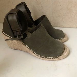 Gap Olive Espadrille Wedges